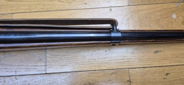 Peu courante carabine des Douanes "ZollKarabiner" Heym 1952 - Arme rare de la période avant la re-crétion de la Bundeswher en 1955 - Cal. 8x57 IS -  Fabrication ultra qualitative de Heim -  Mécanique et ajustements parfaits - Canon superbe - Mono-matricule - Dernière représentante du système 98 en Allemagne - Rare arme réglementaire en TBE++ – Image 18