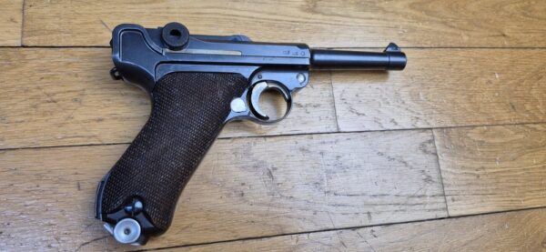 Très beau Pistolet Luger P08 - Fabrication "S/42" par Mauser - Très rare exemplaire en "G" pour 1935 - Carcasse type 1908-1918 non encore renforcée post 1936 - Un des 54.070 produits en 1935 - Arme rare - TBE+ – Image 22