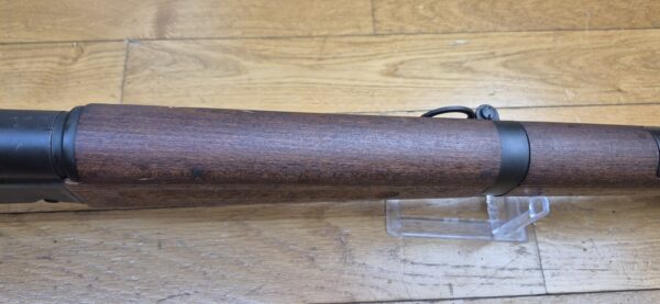 Transitoire Mas 36 doté de l'alidade de visée du Mas 36-51- Mono-matricule bois, magasin, boitier, canon - Culasse muette - Calibre d'origine 7.5 MAS -  Mécanique et bois en TBE - Canon superbe -  Arme de début 1954 - Plus que probable Mas 36 LG 48 transformé au standard 36-51 - Intéressante et peu courante variante ! - TBE+ – Image 19