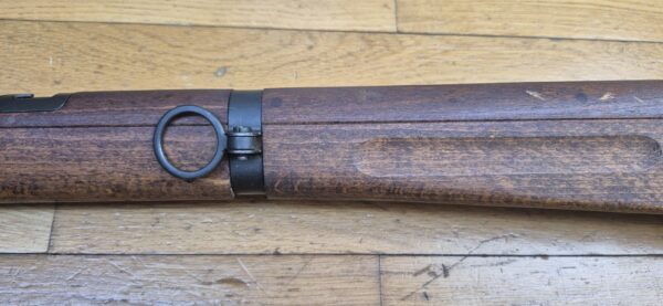 Transitoire Mas 36 doté de l'alidade de visée du Mas 36-51- Mono-matricule bois, magasin, boitier, canon - Culasse muette - Calibre d'origine 7.5 MAS -  Mécanique et bois en TBE - Canon superbe -  Arme de début 1954 - Plus que probable Mas 36 LG 48 transformé au standard 36-51 - Intéressante et peu courante variante ! - TBE+ – Image 26