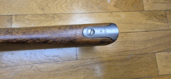 Très beau fusil de compétition Mauser suédois M96 - Fabrication Carl Gustav de 1919 - Cal. d'origine 6.5x55 Suédois -  Magasin limité à un coup (réversible - 5 coups) - Famille Mauser 1893 - Hausse de précision - Mécanique suédoise - Bronzage 97% - Canon superbe - Arme de concours - Catégorie D - TBE+ – Image 19