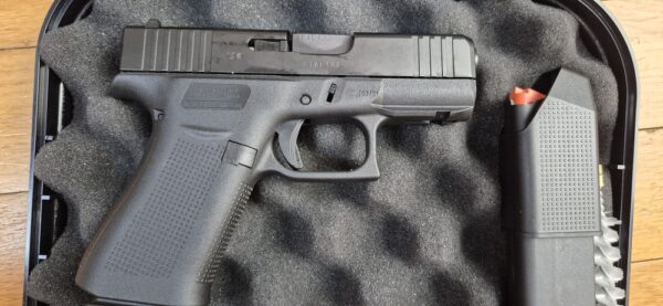 PRIX SPÉCIAL ! Glock 43 RX RAIL FS - GEN 5 - SLIMLINE - 9X19 - 2 chargeurs 10 coups - Le plus petit ! - ARME NEUVE ! – Image 3