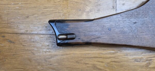 Rarissime crosse amovible pour pistolet Luger P04 de Marine allemande - Période fin de la Première Guerre Mondiale par DMW -  Disque d'unité muet - Poinçon Marine Impériale - BE+ /TBE – Image 7
