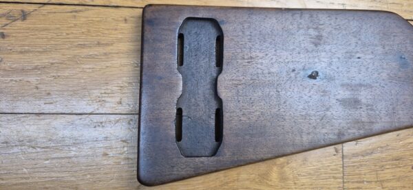 Rarissime crosse amovible pour pistolet Luger P04 de Marine allemande - Période fin de la Première Guerre Mondiale par DMW -  Disque d'unité muet - Poinçon Marine Impériale - BE+ /TBE – Image 10