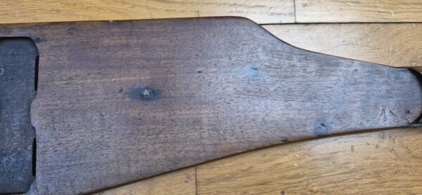 Rarissime crosse amovible pour pistolet Luger P04 de Marine allemande - Période fin de la Première Guerre Mondiale par DMW -  Disque d'unité muet - Poinçon Marine Impériale - BE+ /TBE – Image 11