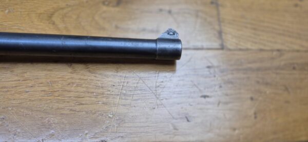 Très beau Luger d'artillerie P08 – Arme de 1917 – Canon 8 pouces (20cm!) – Fabrication DWM – Entièrement mono-matricule (sauf le chargeur qui est d'époque) – Cal. 9×19 – Hausse et guidon dérivables du premier type – Très belles plaquettes - Bronzage d'époque à encore 80% – Splendide canon TBE+ – Image 20