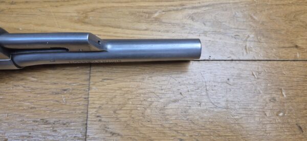 Très beau et peu courant revolver Smith&Wesson Modèle 28-2 dit "Highway Patrolman" - Arme des motards autoroutiers des années 60-80 - Calibre 357mag / 38sp - Arme de 1979 - Rare finition nickel satiné - Qualité "Pinned and Recessed" - Très bon état mécanique et esthétique - Excellent canon 6 pouces - TBE+ – Image 12