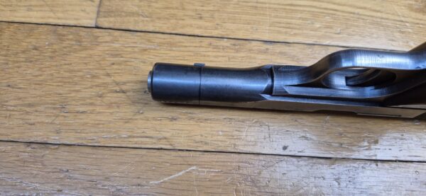 Beau Pistolet Browning Mod.10/22 - 7,65mm Browning - Fabrication Herstal saisie par l'armée allemande - Vers 1942 / 44 - Nombreux Waffenamt - Très bon fonctionnement - Rare étui police - TBE – Image 9