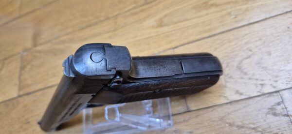 Beau Pistolet Browning Mod.10/22 - 7,65mm Browning - Fabrication Herstal saisie par l'armée allemande - Vers 1942 / 44 - Nombreux Waffenamt - Très bon fonctionnement - Rare étui police - TBE – Image 10