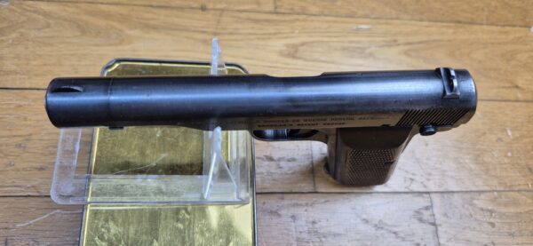 Beau Pistolet Browning Mod.10/22 - 7,65mm Browning - Fabrication Herstal saisie par l'armée allemande - Vers 1942 / 44 - Nombreux Waffenamt - Très bon fonctionnement - Rare étui police - TBE – Image 11