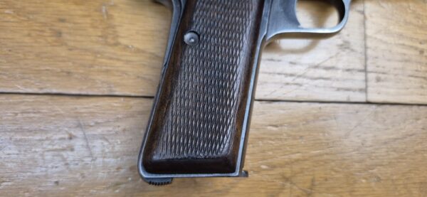 Beau Pistolet Browning Mod.10/22 - 7,65mm Browning - Fabrication Herstal saisie par l'armée allemande - Vers 1942 / 44 - Nombreux Waffenamt - Très bon fonctionnement - Rare étui police - TBE – Image 14