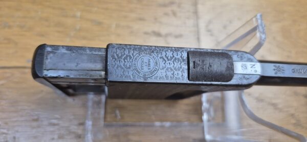 Amusant et pas si courant pistolet de Poche "Le Gaulois" - Dit aussi "La Mitrailleuse de poche" - Modèle N°2 -  Fabrication ManuFrance vers 1895 - Calibre 8mm Le Gaulois - Arme à système sans queue de détente - Semi-automatique 5 coups ! - Bel état esthétique et mécanique -TBE – Image 9