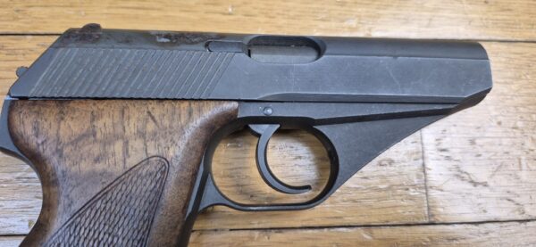 Beau Pistolet Mauser Modèle HSC - Rare fabrication Mauser sous Occupation Française ("early model") - En 7,65mm et huit coups - Pièce de 1945 - Bel état esthétique et mécanique - Excellent canon - TBE+ – Image 4
