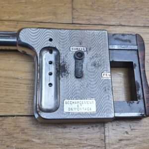 Amusant et peu courant pistolet de Poche "La Mitrailleuse" - Comprendre "de poche" - Modèle N°3 d'avant "LE GAULOIS" soit avant 1905-  Fabrication ManuFrance - Calibre 8mm Le Gaulois - Arme à système sans queue de détente - Semi-automatique 5 coups ! - Bel état esthétique et mécanique -TBE