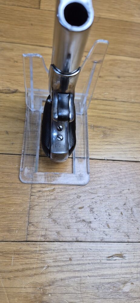 Iconique pistolet double Derringer Remington M95 - Cal 41 annulaire dit .41RF - peu courant et recherché Type I tardif - L'arme des saloons de 1870/1880 ! - Très belle finition nickelée d'origine - Excellent état mécanique - Bons canons - Éjection parfaite - Plaquettes ébonite en très bon état - 14.000 exemplaires seulement ! - Un "joker" dans la manche d'un As en excellent état - TBE+/TBE++ – Image 19