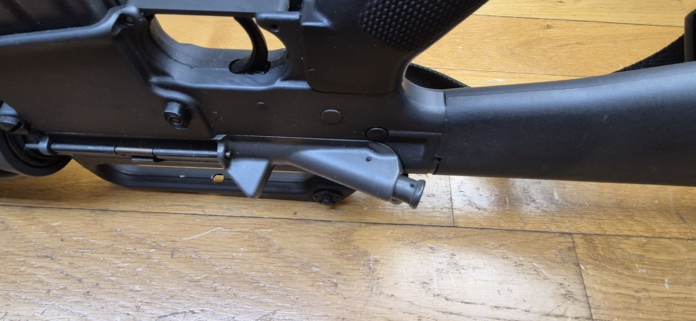 Très belle carabine Colt AR15 A2 Modèle Sporter II - Calibre 222 rem. - Fabrication 100% Colt vers 1985 - Entre la M16 A1 et la M16 A2 dans l'arbre généalogique Colt - Excellente arme de stand de qualité pour les fans de la plateforme AR15 - TBE++ – Image 19