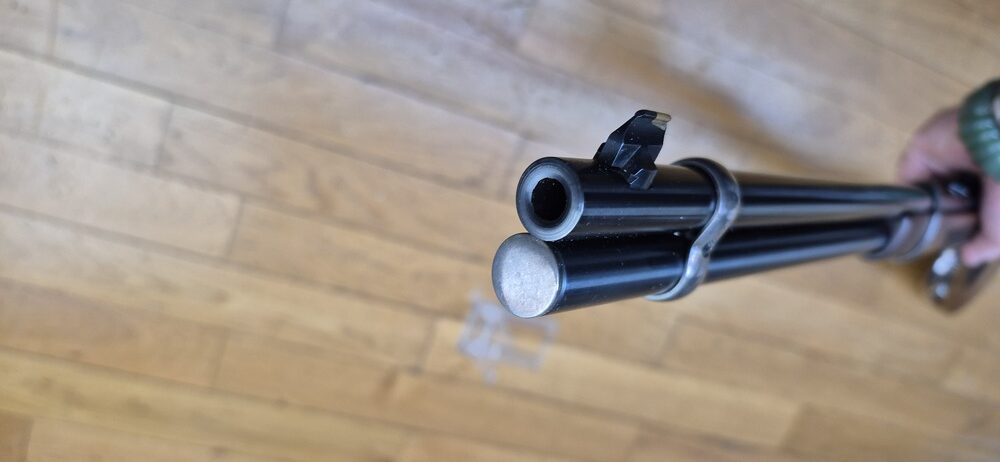 Très belle Winchester commémorative « Shérif Bat Masterson » – Carabine de selle modèle 1894 – Arme de 1979 – 8.000 exemplaires seulement – Cal. 30-30 Win – RARE Boite d'origine en BE+ - Arme à l'état de quasi neuf - TBE+++ – Image 25