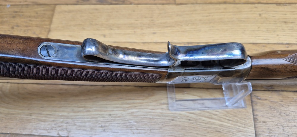 Très belle reproduction de Carabine de précision Edwin Wesson - Modèle vers 1845/49 - Cal .50 - Fabrication Italienne Moffra di Mainardi pour Hege en Allemagne - Arme poudre noire réputée pour sa précision longue distance - Très belles finitions - Jaspage à 90% - Bois en TBE - Très beau canon - Excellente mécanique - Arme de 1978 - Superbe et rare dans le monde poudre noire- TBE++ – Image 13