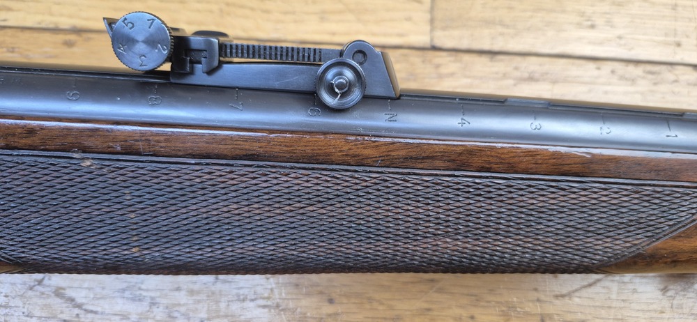 Très belle carabine de compétition Mauser ES350 B - III° Reich - Modèle Meisterschaftsbüchse - 22LR - Arme de l'automne 1936 - Mono-matricule - Canon Premium - Dioptre Mauser d'origine (démontable) - Excellent état - TBE++ – Image 12