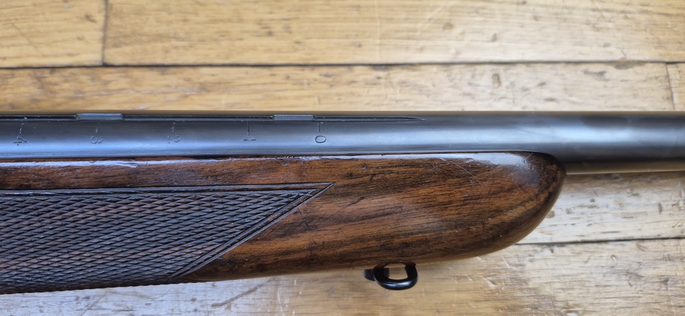 Très belle carabine de compétition Mauser ES350 B - III° Reich - Modèle Meisterschaftsbüchse - 22LR - Arme de l'automne 1936 - Mono-matricule - Canon Premium - Dioptre Mauser d'origine (démontable) - Excellent état - TBE++ – Image 13