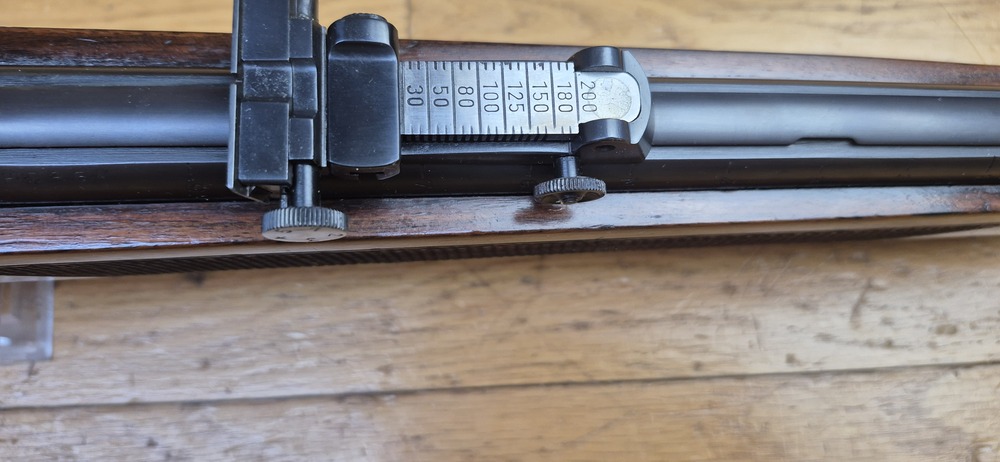 Très belle carabine de compétition Mauser ES350 B - III° Reich - Modèle Meisterschaftsbüchse - 22LR - Arme de l'automne 1936 - Mono-matricule - Canon Premium - Dioptre Mauser d'origine (démontable) - Excellent état - TBE++ – Image 26