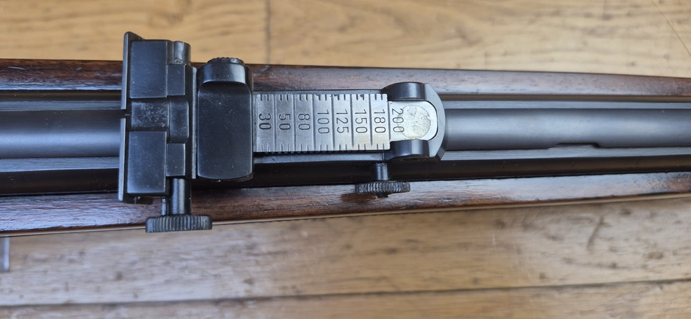 Très belle carabine de compétition Mauser ES350 B - III° Reich - Modèle Meisterschaftsbüchse - 22LR - Arme de l'automne 1936 - Mono-matricule - Canon Premium - Dioptre Mauser d'origine (démontable) - Excellent état - TBE++ – Image 27