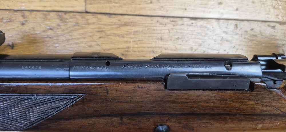 Très belle carabine de compétition Mauser ES350 B - III° Reich - Modèle Meisterschaftsbüchse - 22LR - Arme de l'automne 1936 - Mono-matricule - Canon Premium - Dioptre Mauser d'origine (démontable) - Excellent état - TBE++ – Image 35
