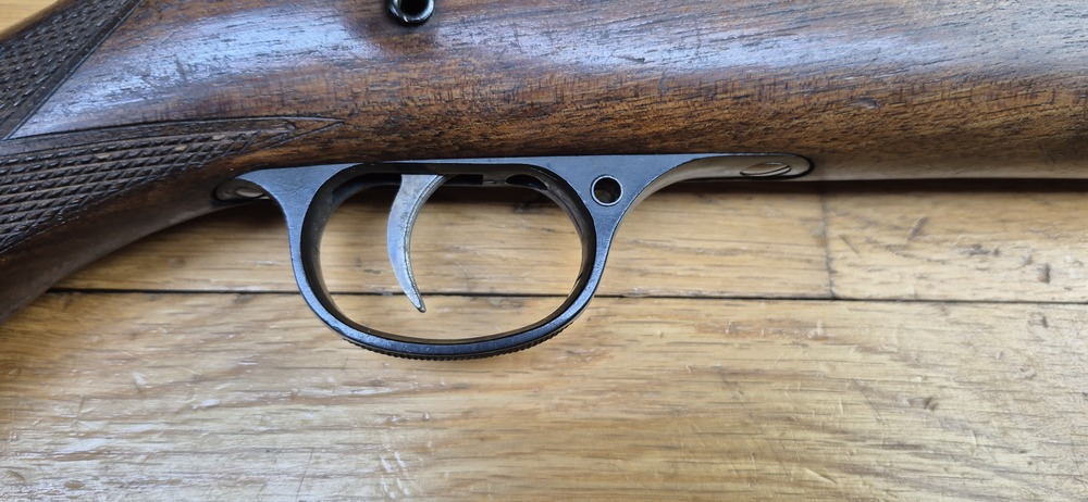 Très belle carabine d'entrainement Walther Sport Modell V - Période III°Reich - Arme d'avant-guerre 1937/1938 - Sans doute moins de 38.000 exemplaires produits - Bois en TBE++ - Excellente mécanique - Canon superbe avec de très belles rayures - TBE++ – Image 6