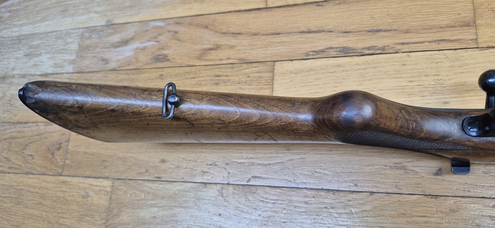 Très belle carabine d'entrainement Walther Sport Modell V - Période III°Reich - Arme d'avant-guerre 1937/1938 - Sans doute moins de 38.000 exemplaires produits - Bois en TBE++ - Excellente mécanique - Canon superbe avec de très belles rayures - TBE++ – Image 12