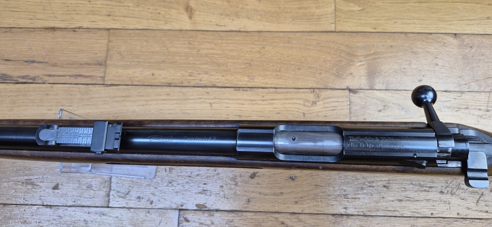 Très belle carabine d'entrainement Walther Sport Modell V - Période III°Reich - Arme d'avant-guerre 1937/1938 - Sans doute moins de 38.000 exemplaires produits - Bois en TBE++ - Excellente mécanique - Canon superbe avec de très belles rayures - TBE++ – Image 20