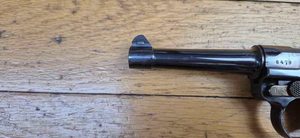 Superbe et atypique Luger P08 - Fabrication Erfurt 1916 - Arme 100% mono-matricule - Superbe re-bronzage professionnel à la couche - Mécanique plus qu'excellente - Esthétique superbe - Canon excellent quasi neuf - Superbe Luger de tir symbolique de l'Histoire ! - TBE++ – Image 6