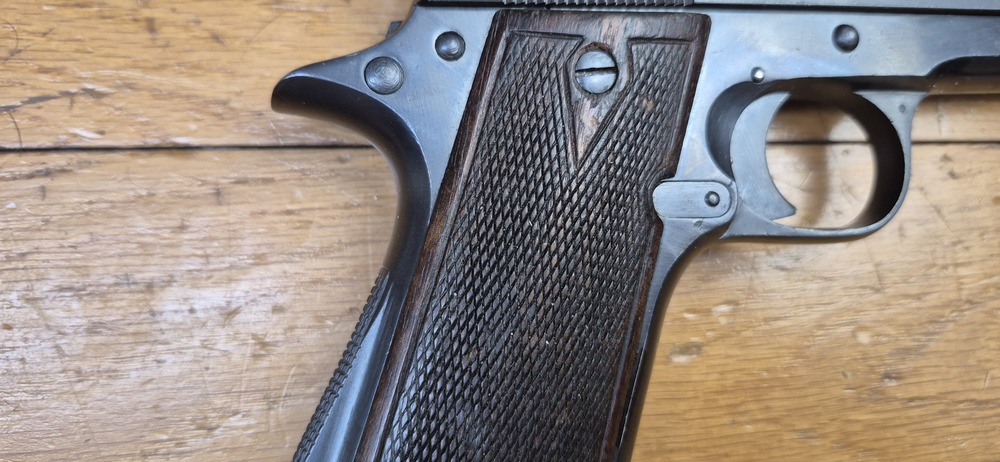 Très beau Pistolet Star B - Le plus réussi des clones du 1911 - Cal. 9 x19 - Arme adoptée par la Wehrmacht - Très belle fabrication de Eibar de 1943 - Arme militaire - État mécanique et esthétique plus que très beau - TBE++/TBE+++ – Image 19