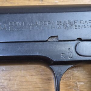Très beau Pistolet Star B - Le plus réussi des clones du 1911 - Cal. 9 x19 - Arme adoptée par la Wehrmacht - Très belle fabrication de Eibar de 1943 - Arme militaire - État mécanique et esthétique plus que très beau - TBE++/TBE+++